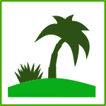 eco green tourism icon
